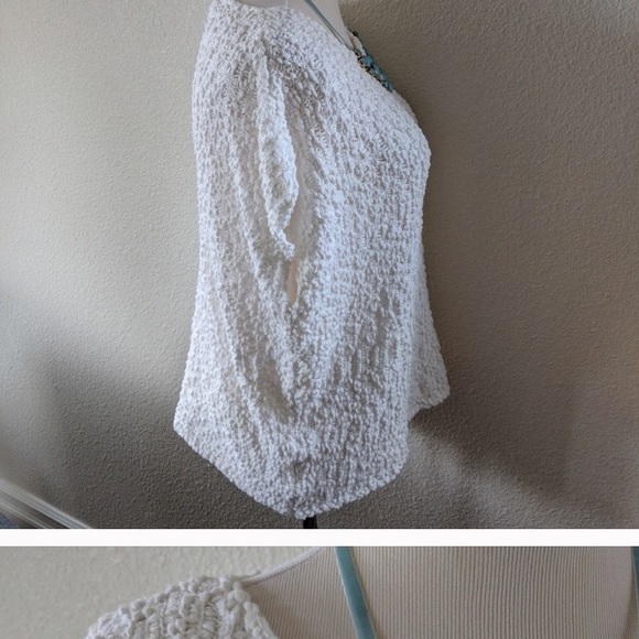 White textured top - Picture 3 of 5